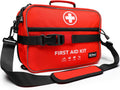 430 Piece First Aid Kit, Well-Organized Premium Waterproof Compact Trauma Medical Kits for Any Emergencies, Ideal for