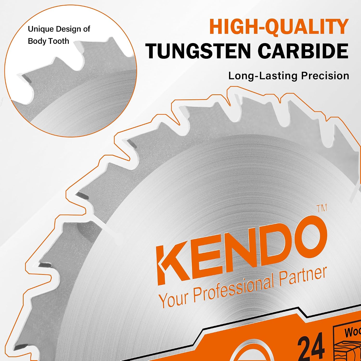 10 Inch Circular Saw Blade Set, 2-Pack 40T 60T, 5/8 Arbor | Two 10 inch ATB blades for table and miter saws: 40T for