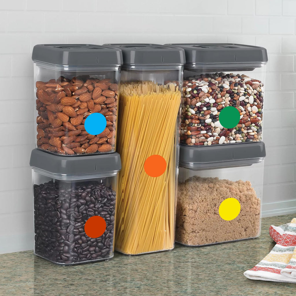 Pack of 2000 Round Color Coding Circle Dots Stickers Labels (1", Orange)