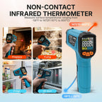 Infrared Thermometer Gun, -58°F to 1472°F(-50~800°C), Sky Blue