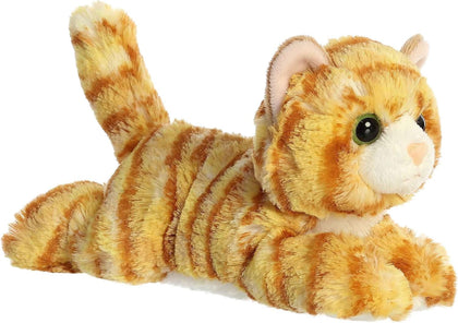 Adorable Mini Flopsie Ginger Cat Stuffed Animal - Mini Companions Ready for Playful Adventures - for Kids All Ages