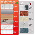 Hook and Loop Tape 1in x 4in x 10 Pairs, Heavy Duty Adhesion Strip