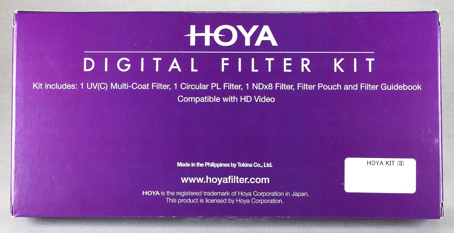 67mm (HMC UV/Circular Polarizer / ND8) 3 Digital Filter Set with Pouch