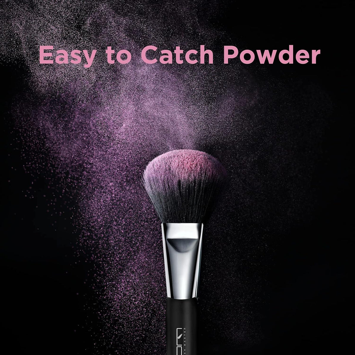 Mini Travel Makeup Brushes Set, 5Pcs Double Ended Portable Cosmetic Brushes Kit with Storage Pouch for Foundation