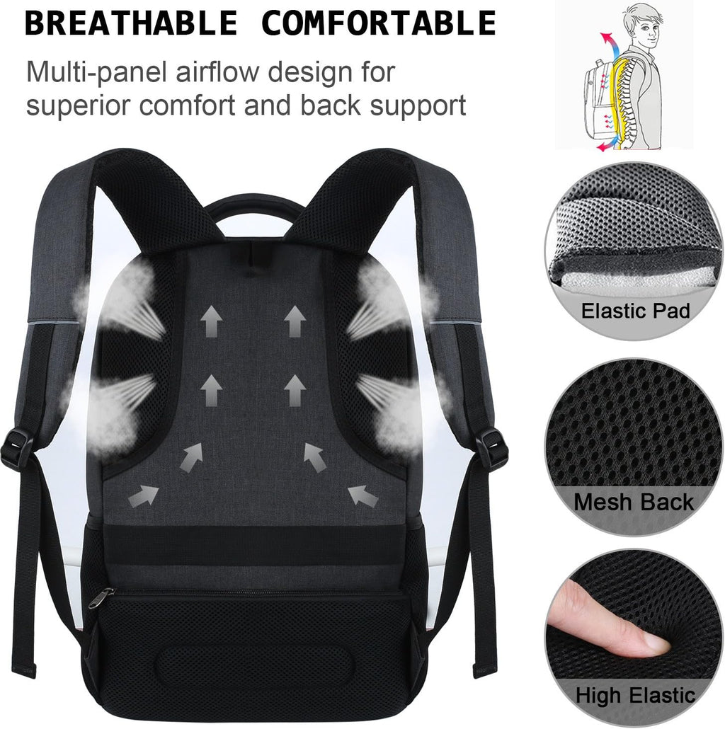 Laptop Backpack,Business Travel Anti Theft Slim Durable Laptops Backpack,Water Resistant College Computer Bag for
