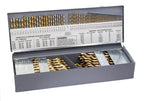 Drill America 115 Piece m35 Cobalt Drill Bit Set (1/16"-1/2", A-Z, #1-#60), DWDCO Series