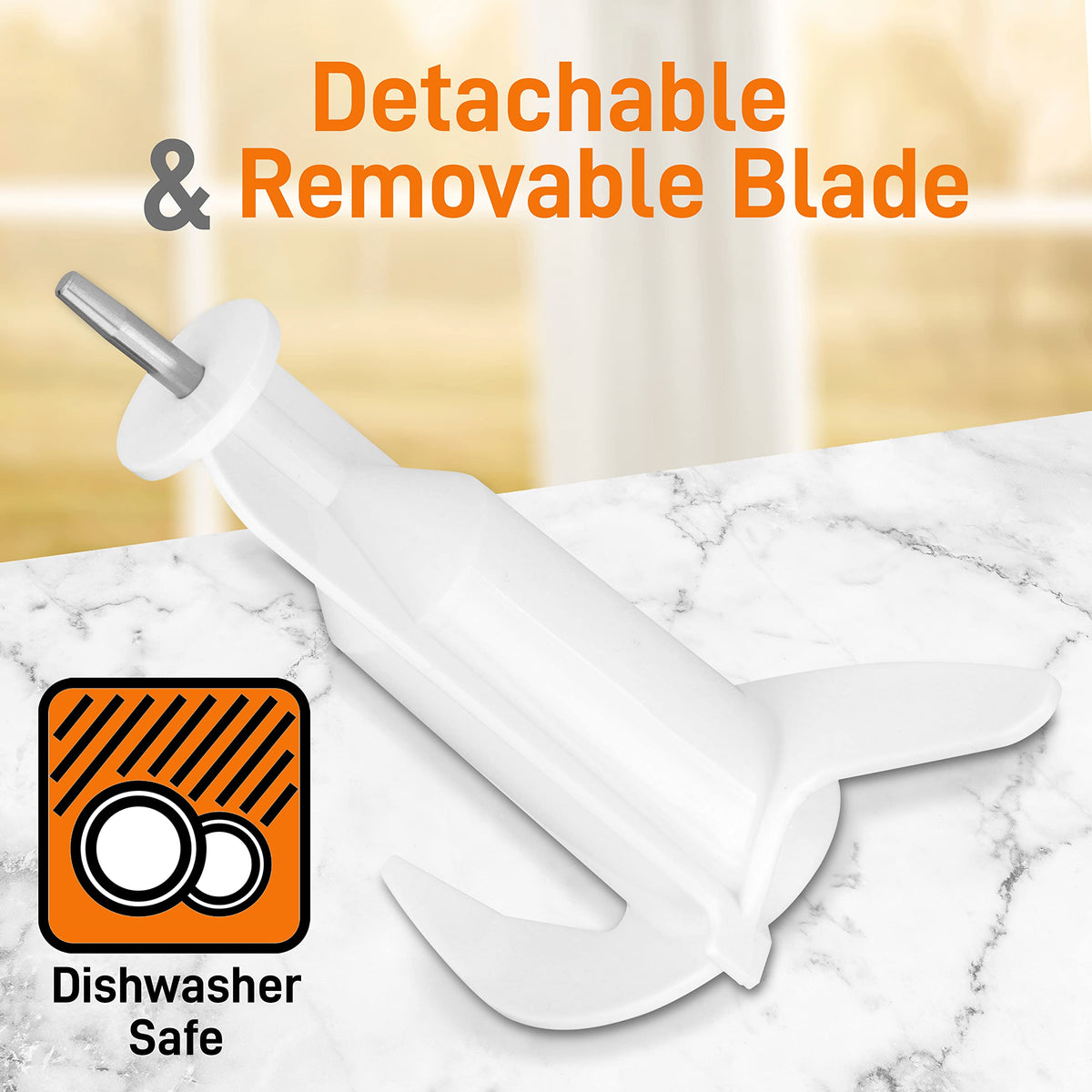 NutriChef Food Processor Dough Kneading Blade - Replacement Parts for NutriChef Multifunction Food Processor Model Number: NCFP8