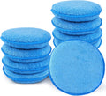 Microfiber Wax Applicator Pads, 5 Inch Round Foam Buffing & Detailing Polishing Pads, Reusable Car Wax Applicator for