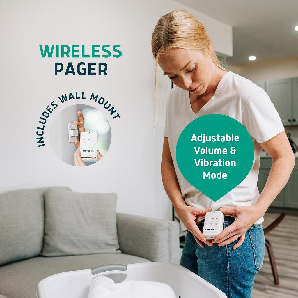 Under Mattress Bed & Chair Alarm Set - Invisible & Wireless Pad