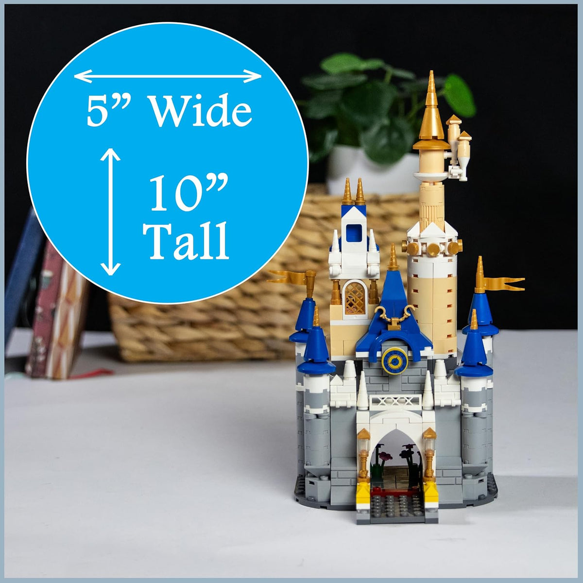 Fantasy Castle Building Set 413-Piece Brick Construction Toy Kit