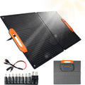 100W Portable Solar Panel for Power Station, 25% High Efficiency ETFE Foldable Solar Panel Charger, QC3.0, USB-C 66W