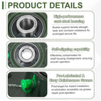 uxcell UCF202 Pillow Block Bearings, 15mm Bore Self Alignment, (ABEC3)