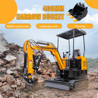 15.75in/400mm Mini Excavator Bucket, Trench Buckest Suitable for Most 0.8-1.8 Tons Small Excavators, Trenching Digger