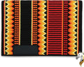 Western Show Saddle Pad/Blanket for Horses - Handmade Wool Saddle Blanket with New Zealand Design, Thick, Durable &