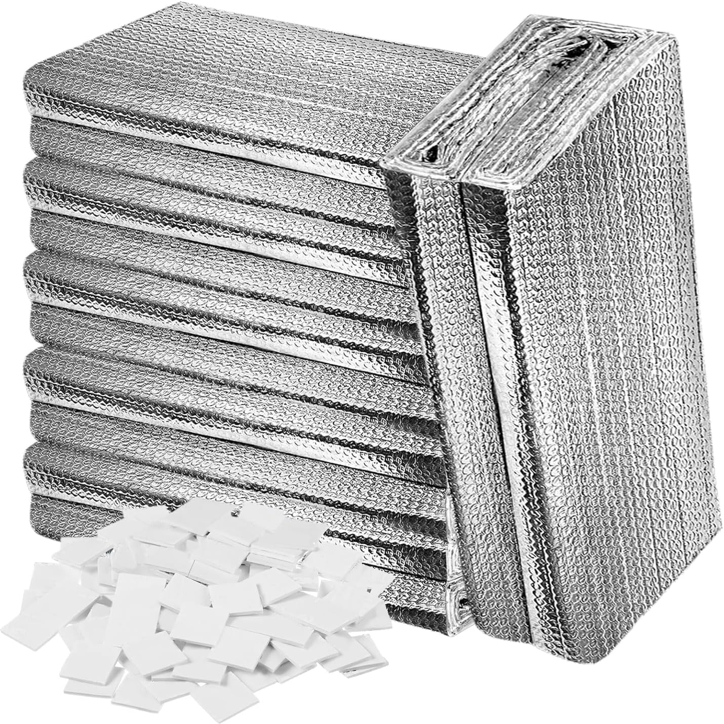 16p 24"x47" Garage Door Insulation Kit, 6mm Double Bubble Reflective Foil