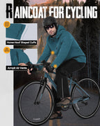 Men's Packable Rain Jacket Waterproof Raincoat with Hood