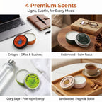 Aftershave Balm for Men 4 Pack, Travel Size, 4 Scents