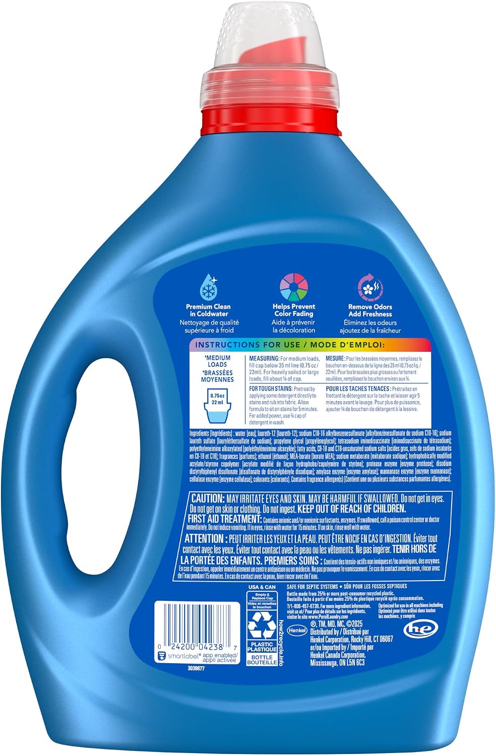 Intense Fresh Liquid Laundry Detergent, 110 Loads, 82.5 Fl Oz