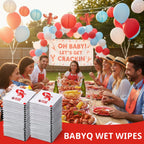 100 Pcs Lobster Wet Wipes Bulk, Individually,Lobster