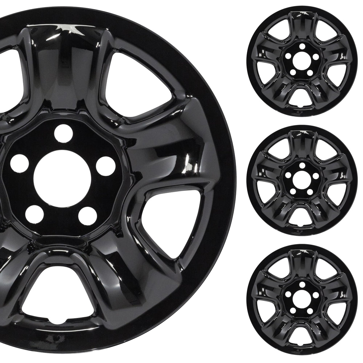 16" Wheel Skin Set Made for 13-17 Honda CRV (Gloss Black)