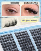 Fluffy Lash Clusters Wispy Cluster Eyelash Extensions C Curl