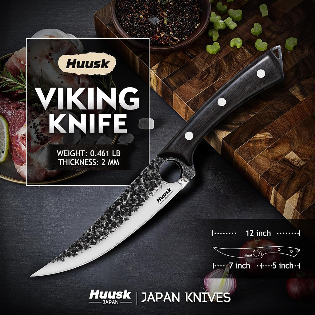 Viking Boning Knife 6 inch, Japanese Boning Knives for Meat Cutting
