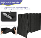 Black High Density Foam Insert Board Block 16'' x 12'' x 1'' for Case, 6pcs