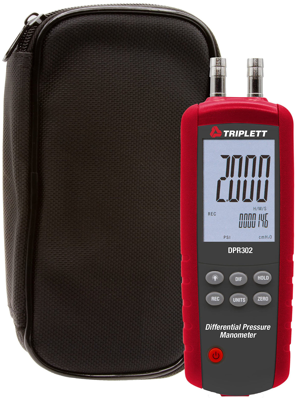 Triplett DPR302 Differential Pressure Manometer with NIST Calibration