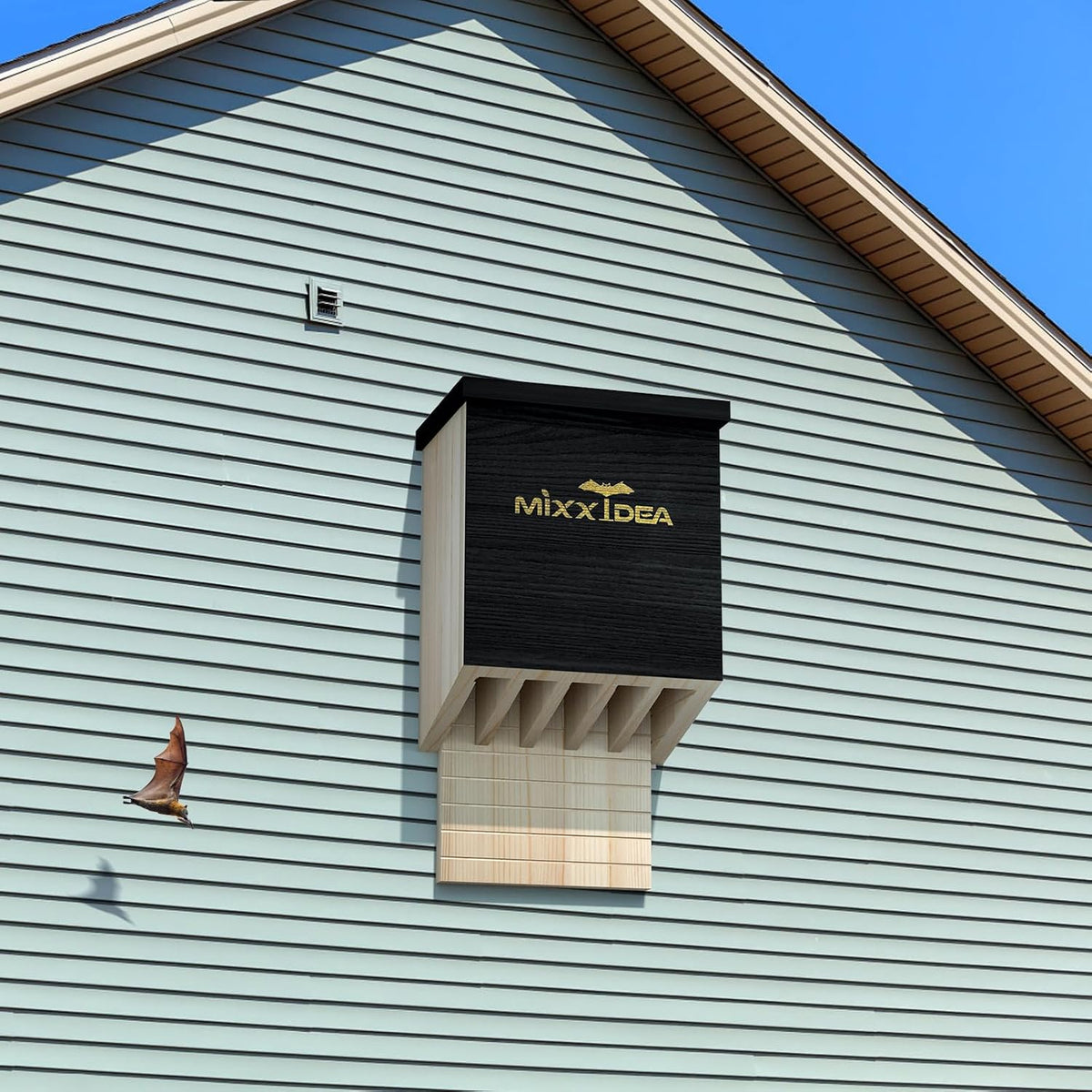 Bat House Bat Box Double Chamber Outdoor House Nursery Bat Shelter Habitat Big bat Box Handcrafted from Cedar Wood