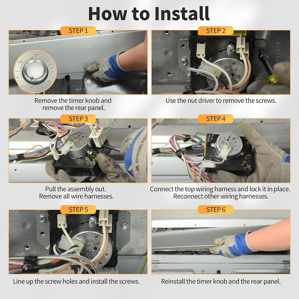 W10436302 WPW10436302 Dryer Timer Compatible with Whirlpool Kenmore Dryer