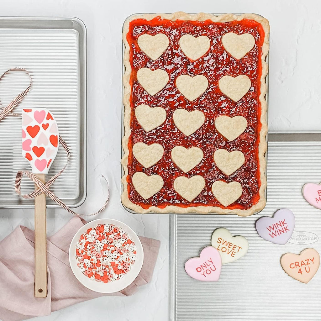 Bakeware Half Sheet Pan, Set of 2 Baking Sheets, Aluminized Steel