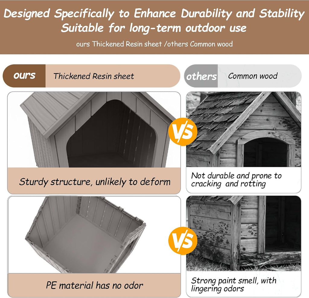 Outdoor Indoor Chicken Coop, Grey