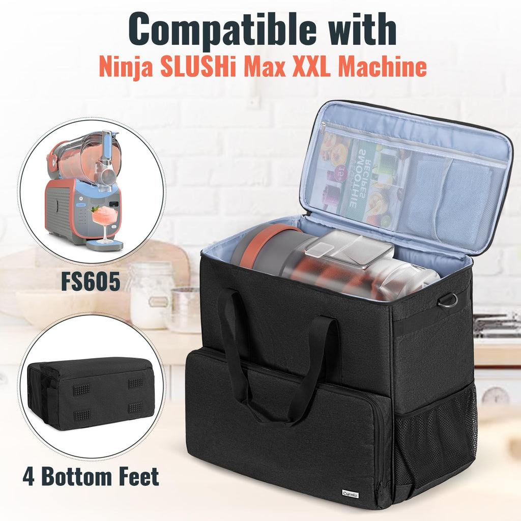 CURMIO Carrying Case Compatible with Ninja SLUSHi Max Machine FS605 Series
