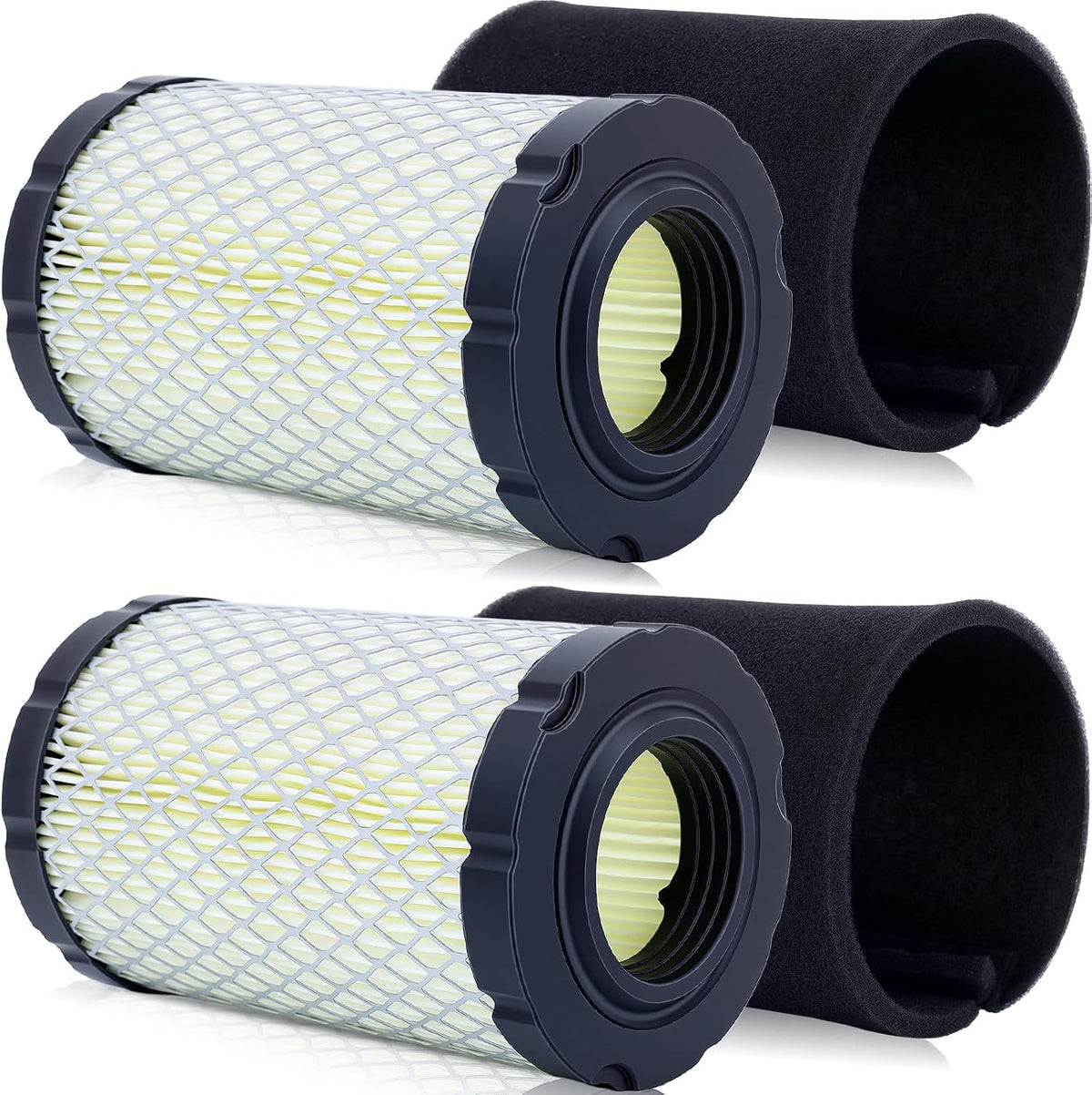 D130 D140 D110 D105 Air Filter for John Deere MIU14395 E130,2 Pack