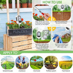 4-in-1 Soil Moisture Meter Digital Plant Temperature/Soil Moisture/pH Meter/Sunlight Intensity Backlight LCD Display
