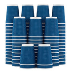 10 oz Coffee Cups 120 Pack Disposable Insulated Corrugated Paper Cup
