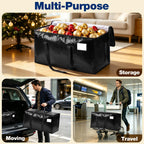 8 Pack Heavy Duty Waterproof Moving Bags, Foldable Totes