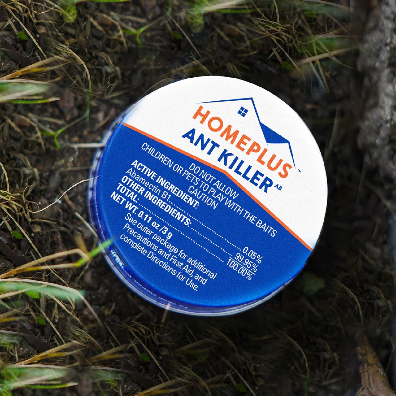 Homeplus Ant Killer AB, Metal Bait Station, Ants Killer for House, Ant Traps Indoor & Outdoor, 12 Pack