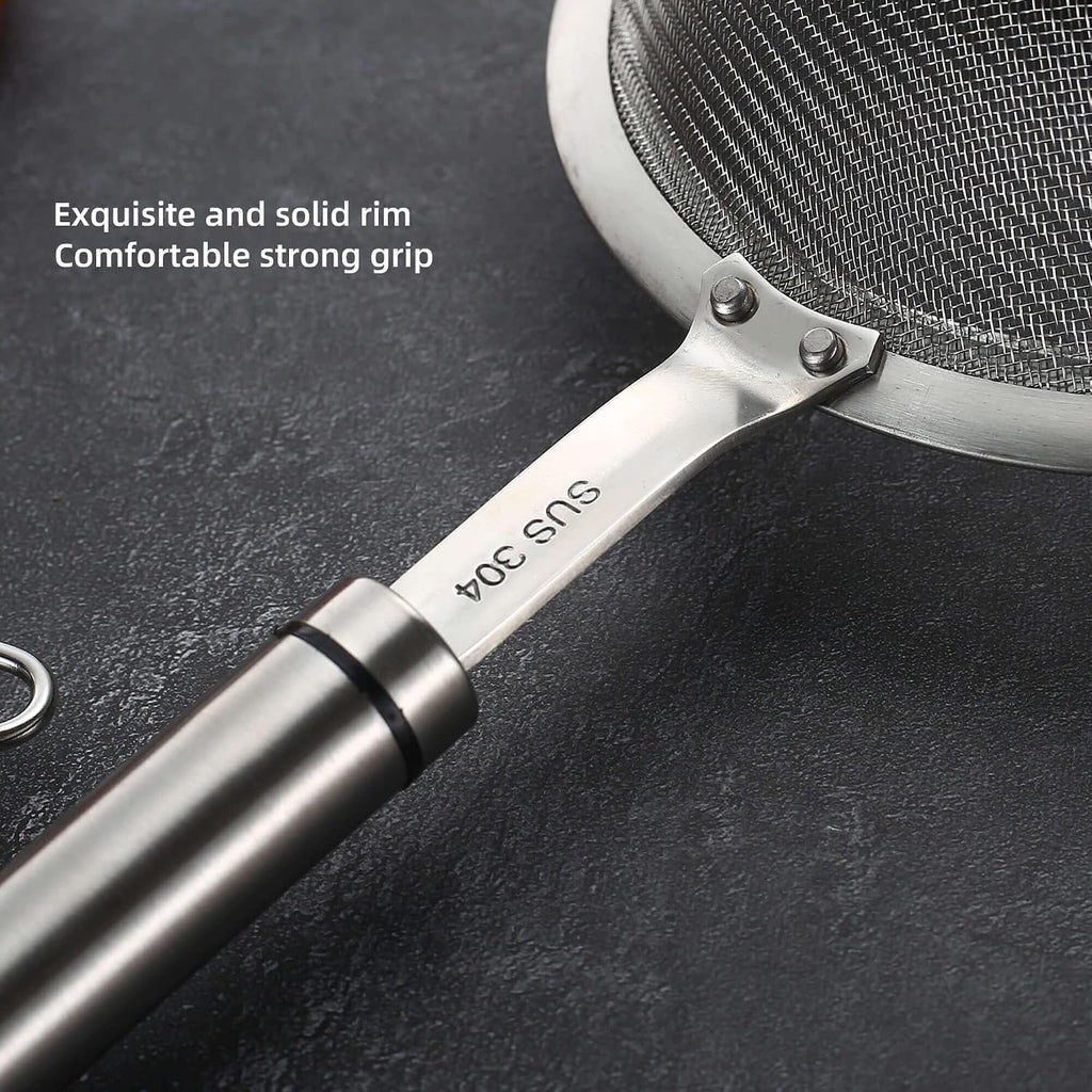 3.35inch 304 Stainless Steel Fine Mesh Strainer Tea Sieve Sifter