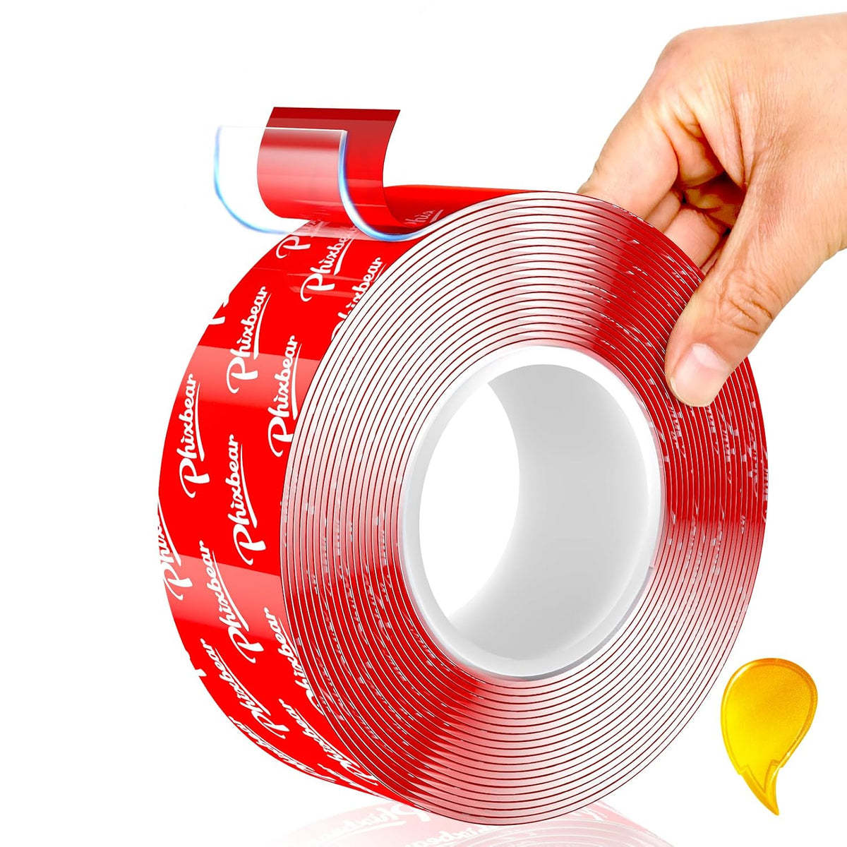 Industrial Grade Double Sided Tape, 1.18in x 9.85ft