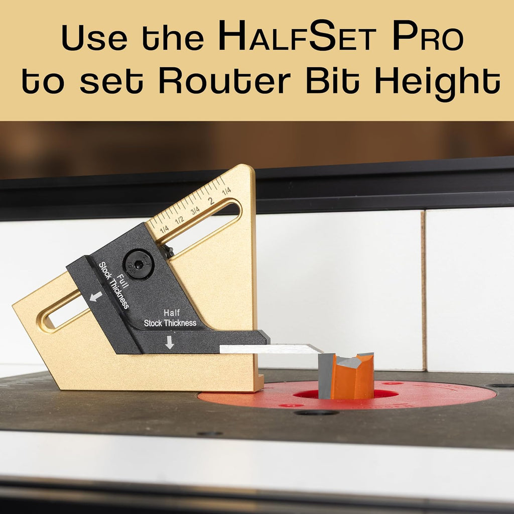 HALFSET PRO Precision Center Gauge Find Exact Half Thickness