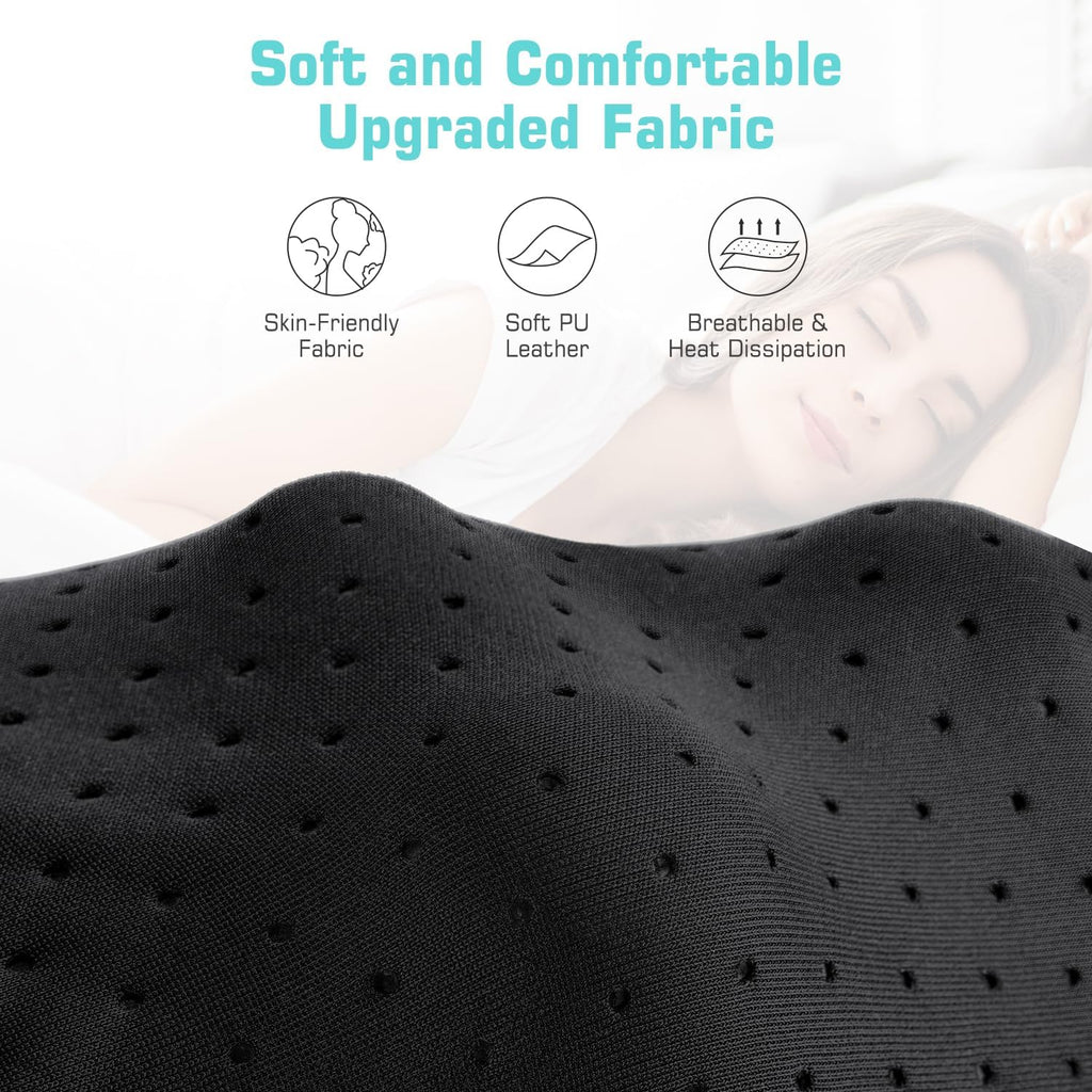 Shiatsu Neck and Back Massager with Heat, Electric Deep Tissue 4D Kneading Massage Pillow for Shoulder, Leg, Body
