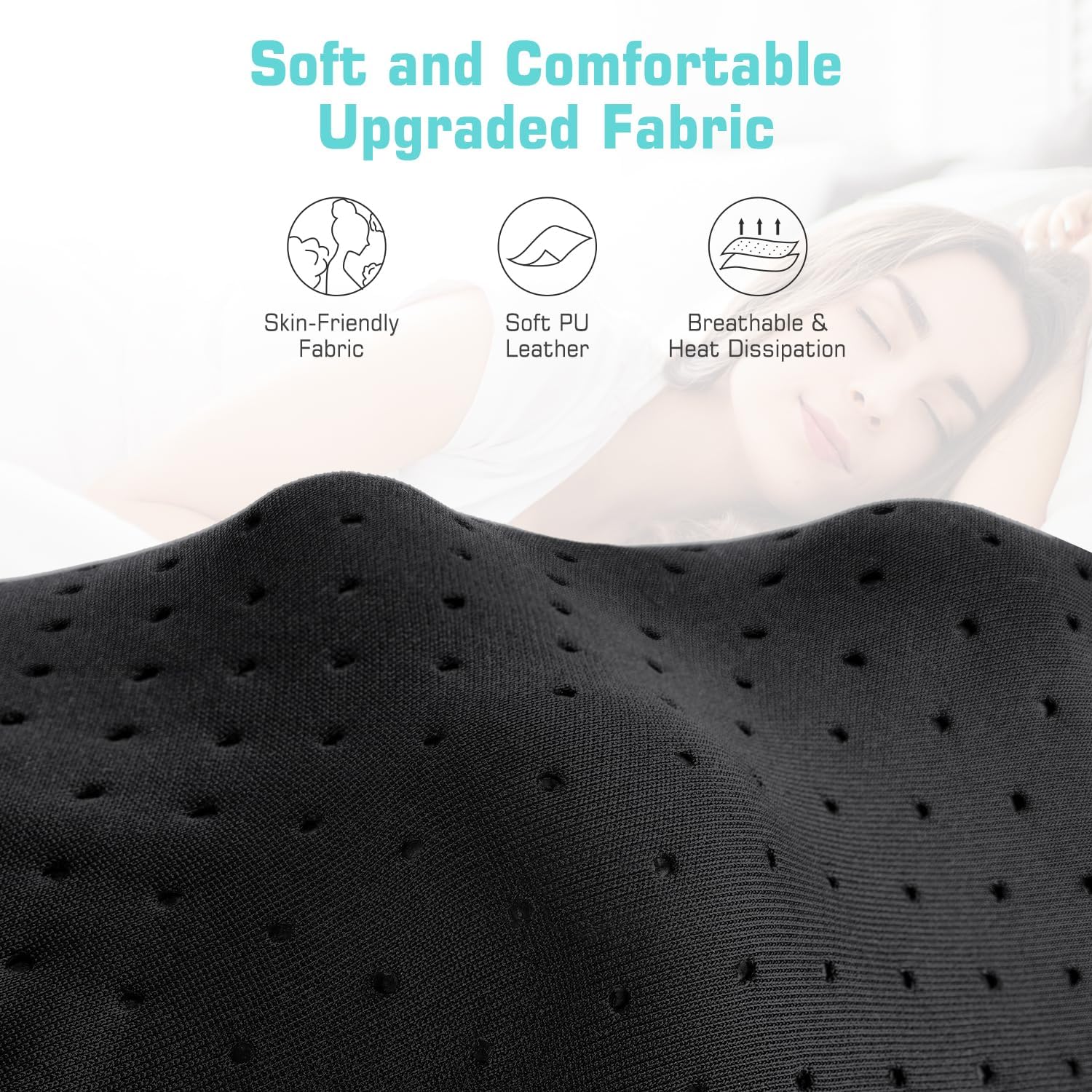 Shiatsu Neck and Back Massager with Heat, Electric Deep Tissue 4D Kneading Massage Pillow for Shoulder, Leg, Body