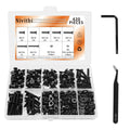 420PCS M4 Countersunk Hex Socket Screws Grade 10.9 Carbon Steel