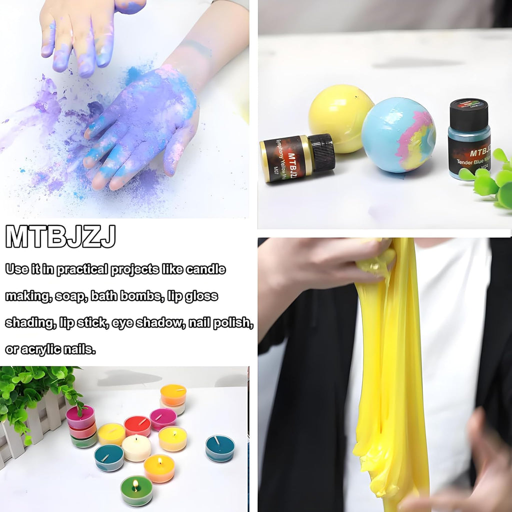 Mica Powder for Resin, 28 Colors Epoxy Resin Color Pigment