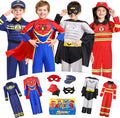 Costumes for Kids Boys Dress up Clothes for Role Play, Boys Muscle Chest | Dress up Costumes with Policeman, Fireman