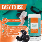 Fitness Equipment Wipes - Cleaning Wipes - 75 Count