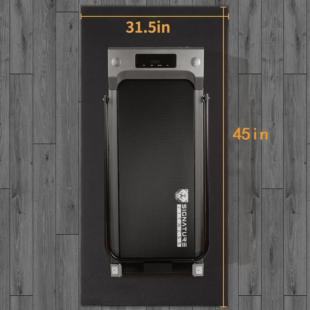 Heavy Duty Exercise Equipment Mat, Treadmill Mat - 45"x32", 48"x24", 78"x36" - Floor Protector for Home Gym, Exercise