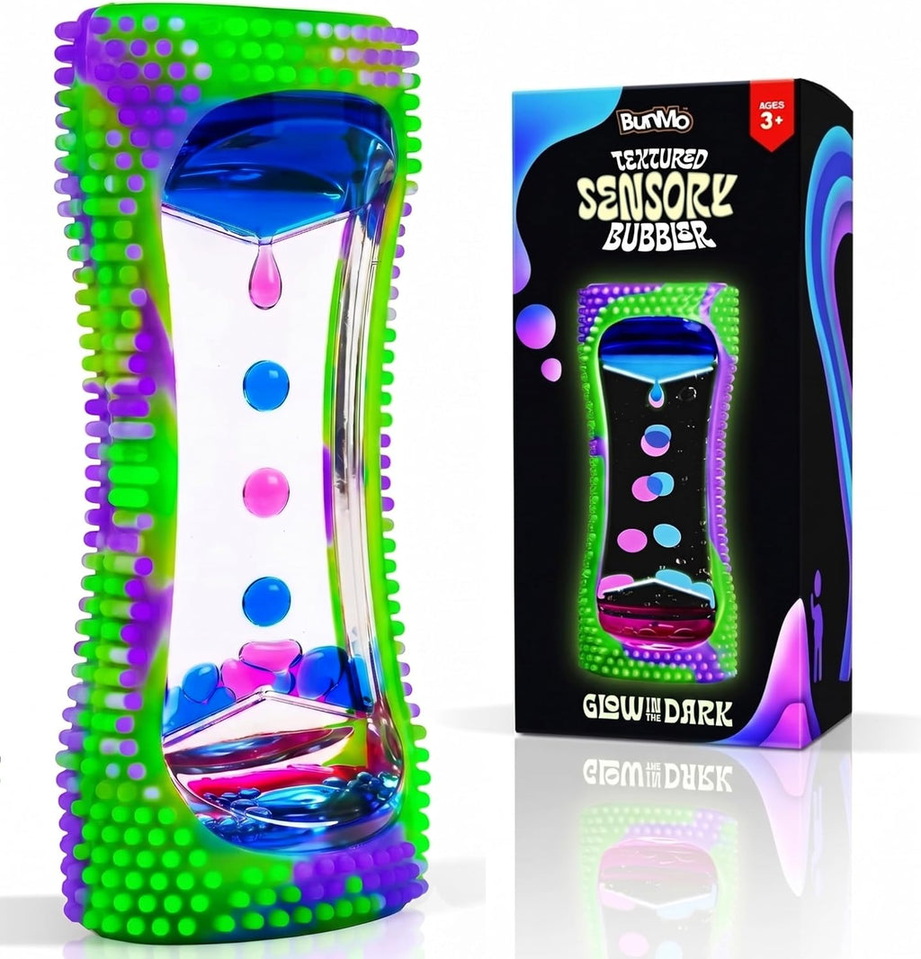 Liquid Motion Bubbler Glow-in-The-Dark Sensory Toy for Kids & Adults – Gentle Fidget Toy for Mindfulness –