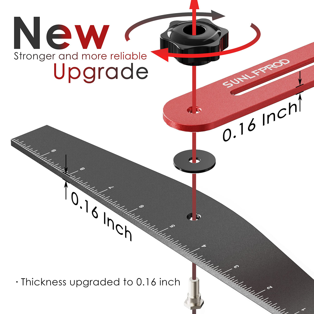 Stair Tread Template Tool - Solid Stair Tread Gauge, Tool for Stair